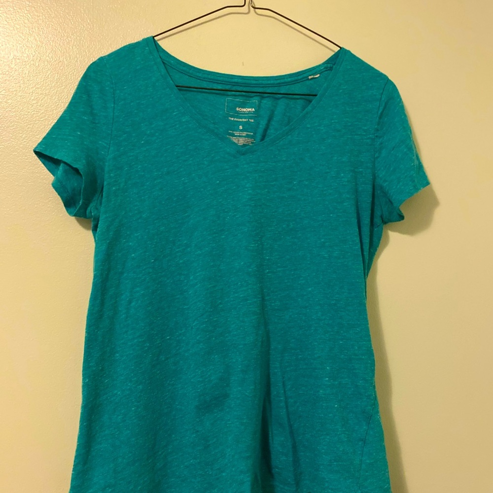 Turquoise v neck